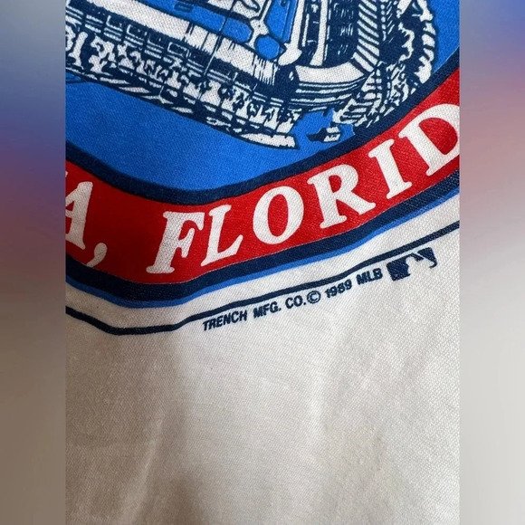 Single Stitch Vintage 1980s Spring Training White Sox Graphic Baseball T Shirt - Picture 5 of 12